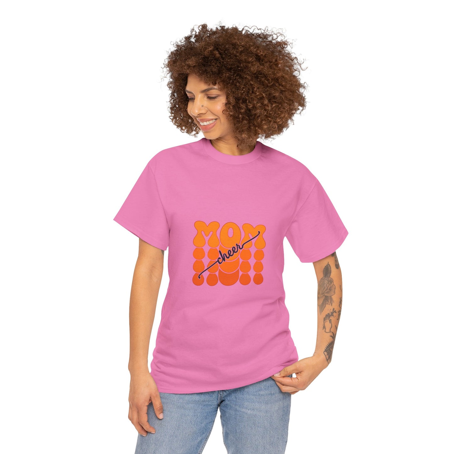 Retro Mom Cheer Tee