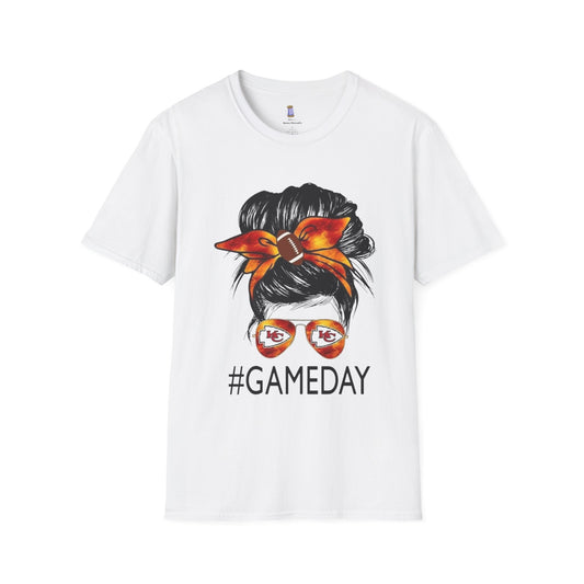 #GAMEDAY Unisex Softstyle T-Shirt, Game Day Shirt, Sports Fan Tee, Casual Everyday Wear, Cheerwear, Gift for Sports Lovers