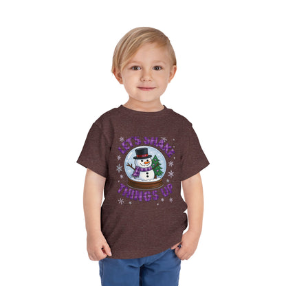 Shake Things Up! Snowman Christmas Toddler Tee