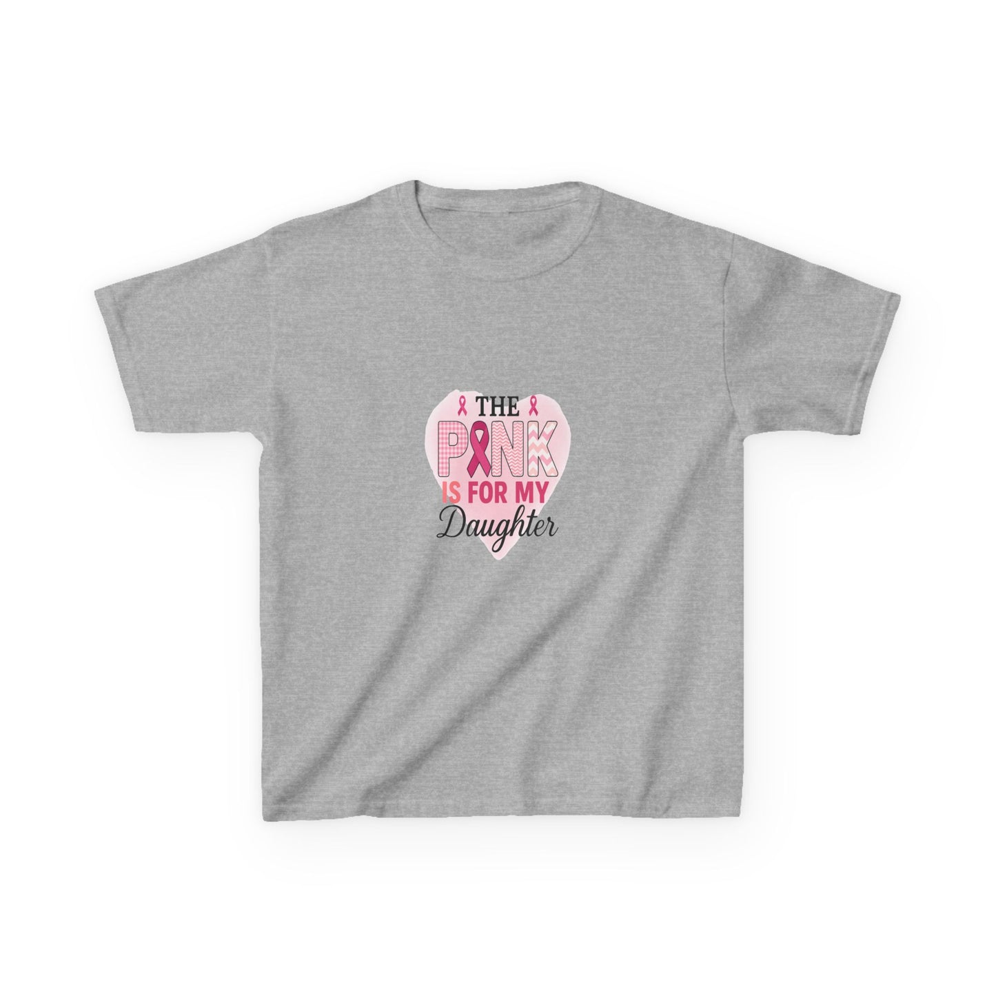 Pink Dinosaur Daughter Tee - Breast Cancer Awareness