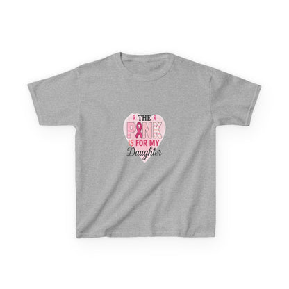 Pink Dinosaur Daughter Tee - Breast Cancer Awareness