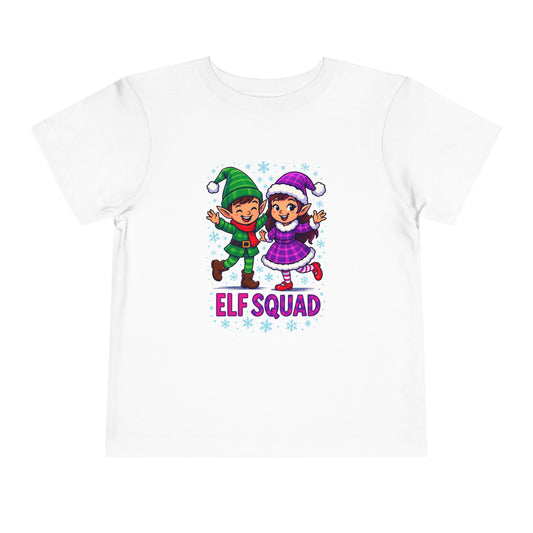 Elf Squad Toddler Christmas Tee