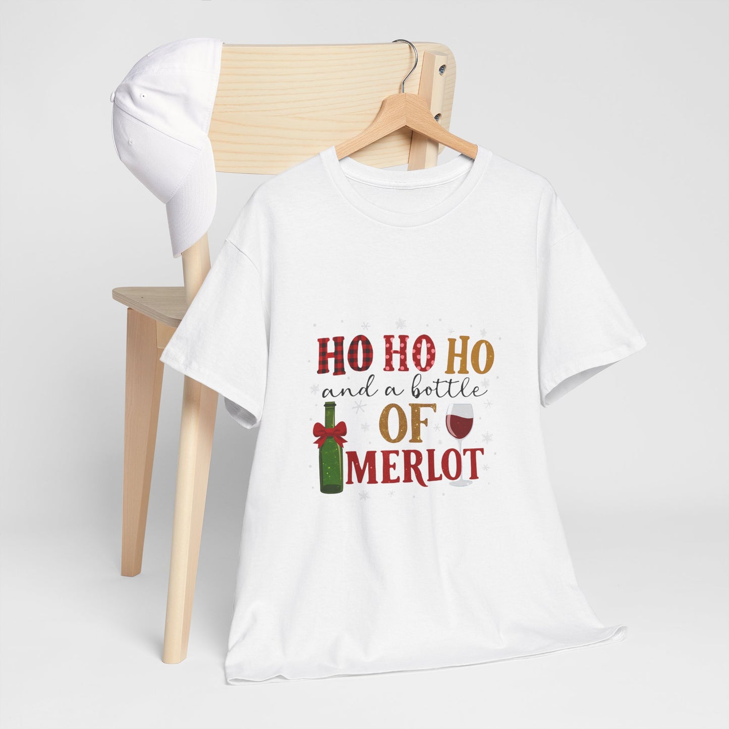 Ho Ho Ho Merlot Christmas Tee