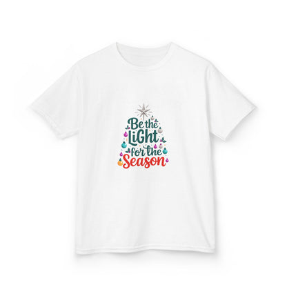 Be the LIGHT Christmas Tree Dino Kids Tee