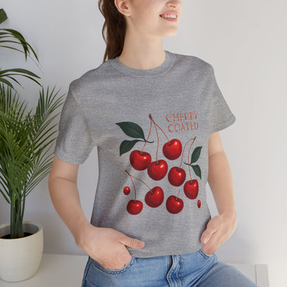 Cherry Coated Tee — Vintage Cherry Graphic T-Shirt