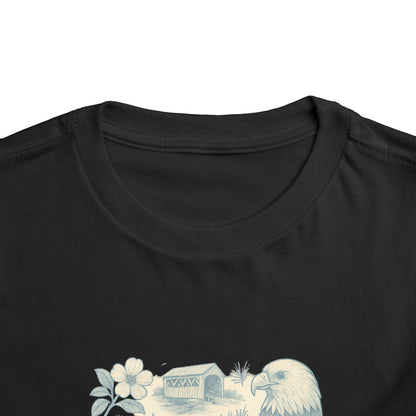 Toddler Tee - NC Landmarks Vintage First in Flight Design