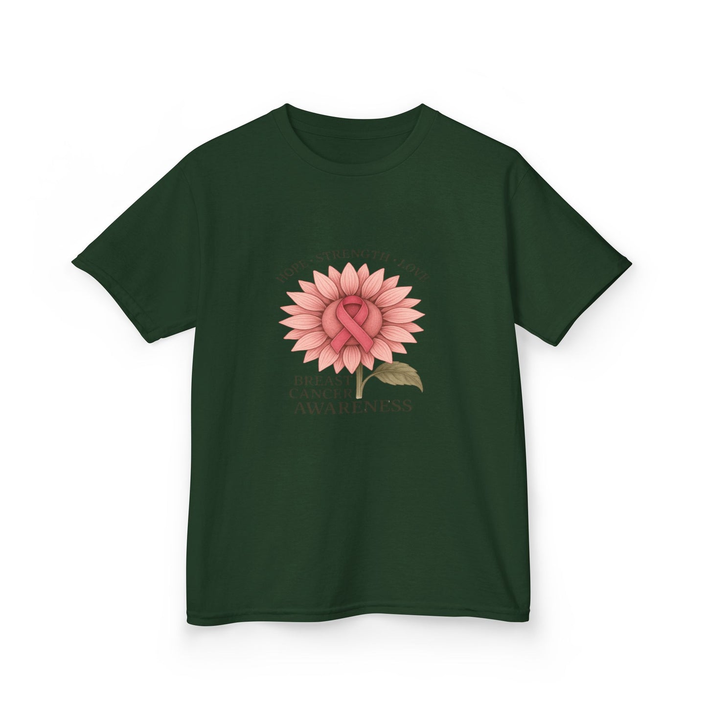 Breast Cancer Awareness Dino Tee - Hope, Strength, Love