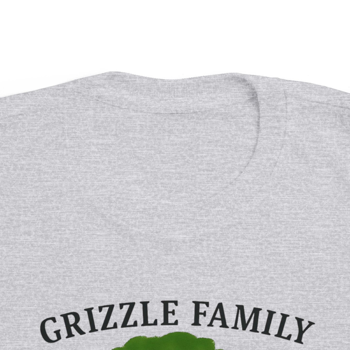 Personalized Grizzle Family Reunion Toddler Tee, Kid's Cotton T-Shirt, Children's Family Gathering Shirt, Custom Family Tee, Kids Event Shirt