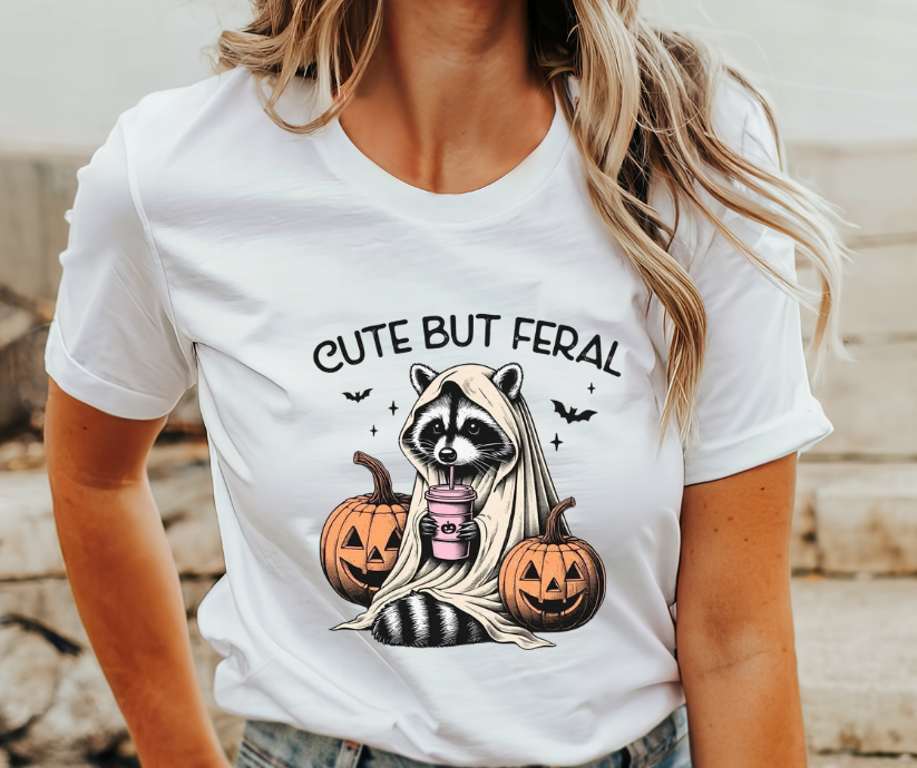 Cute But Feral Adult T-Shirt