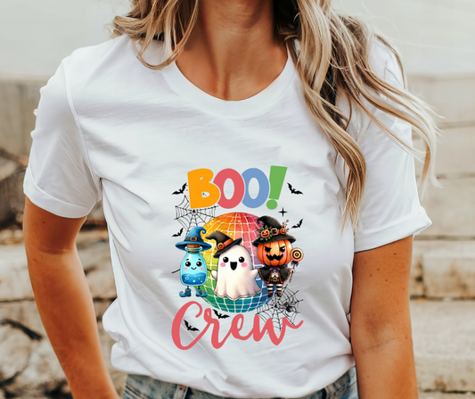 Boo Crew Halloween Adult T-Shirt