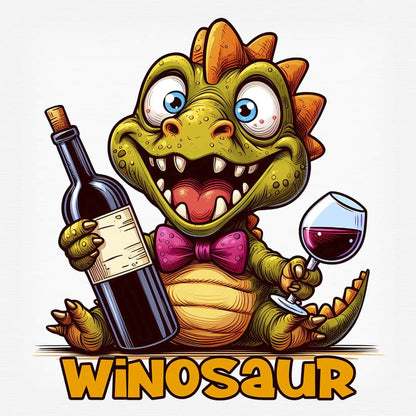 Dino The Wino Square Ceramic Coaster Set