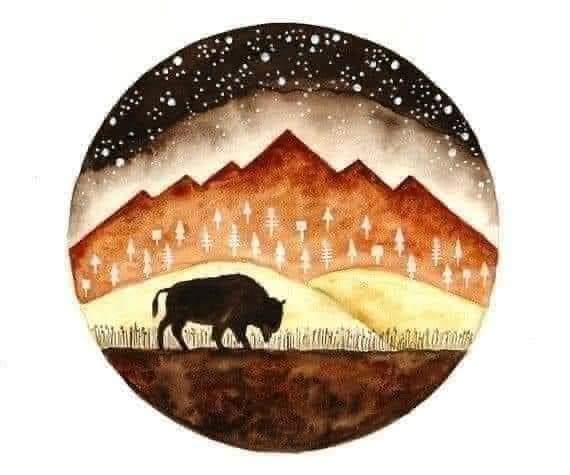 Buffalo On The Range Ceramic Coaster Set