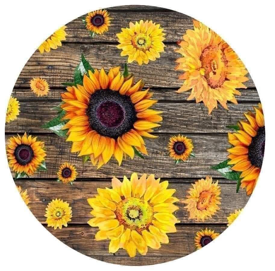 Sunflowers Ceramic Coaster Set