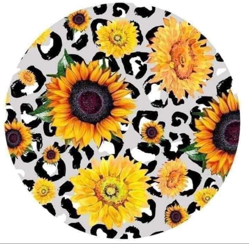 Sunflowers Ceramic Coaster Set