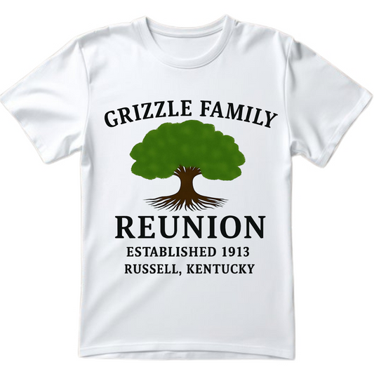 Grizzle Reunion Youth and Toddler Custom T-Shirt