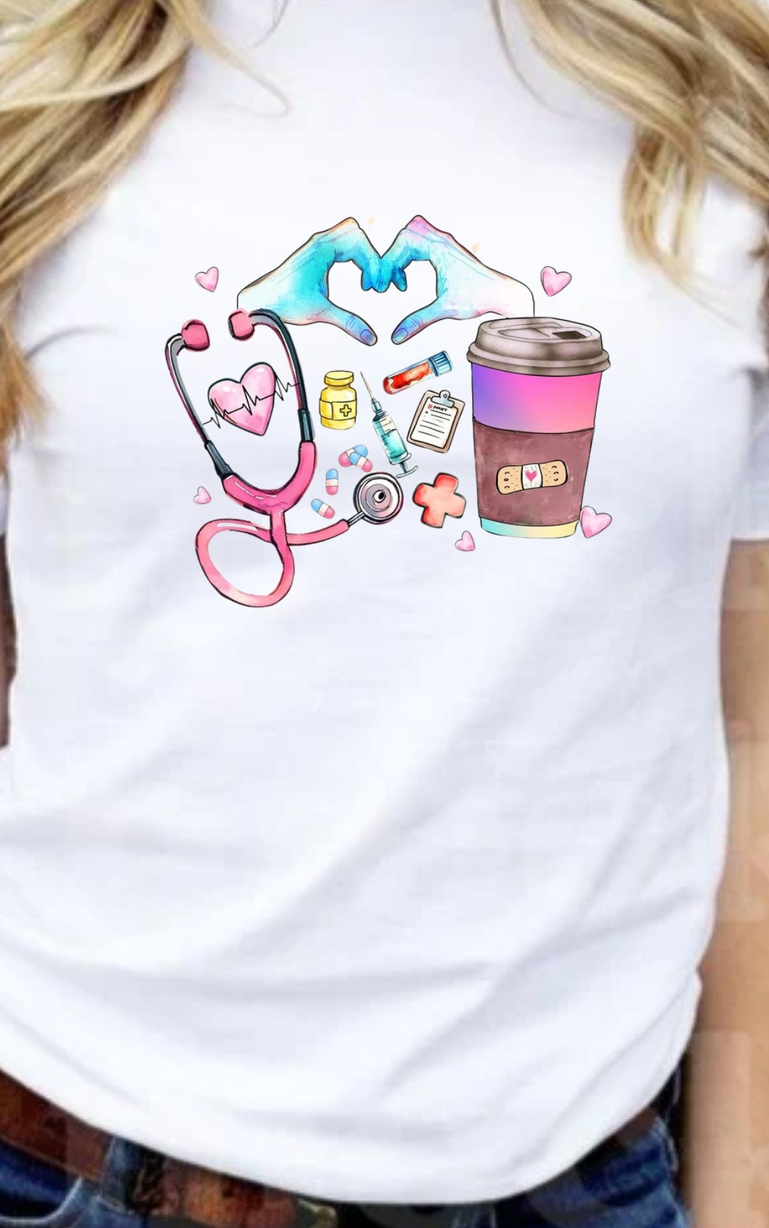 Nurse Love Coffee T-Shirt