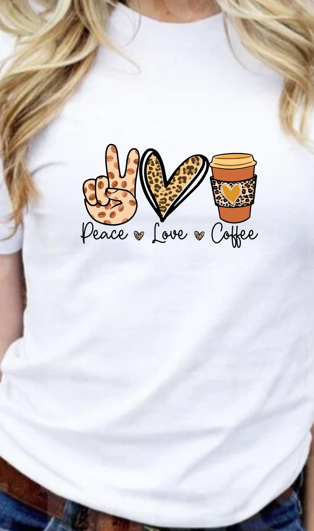 Peace Love Coffee T-Shirt