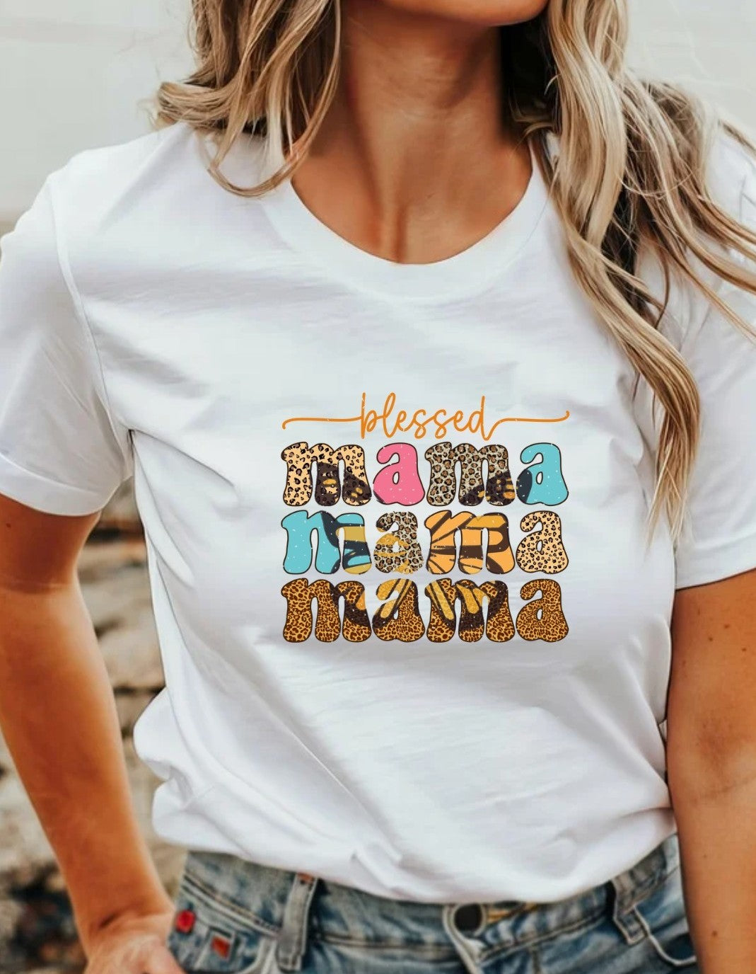 Blessed Mama Mama Mama T-Shirt