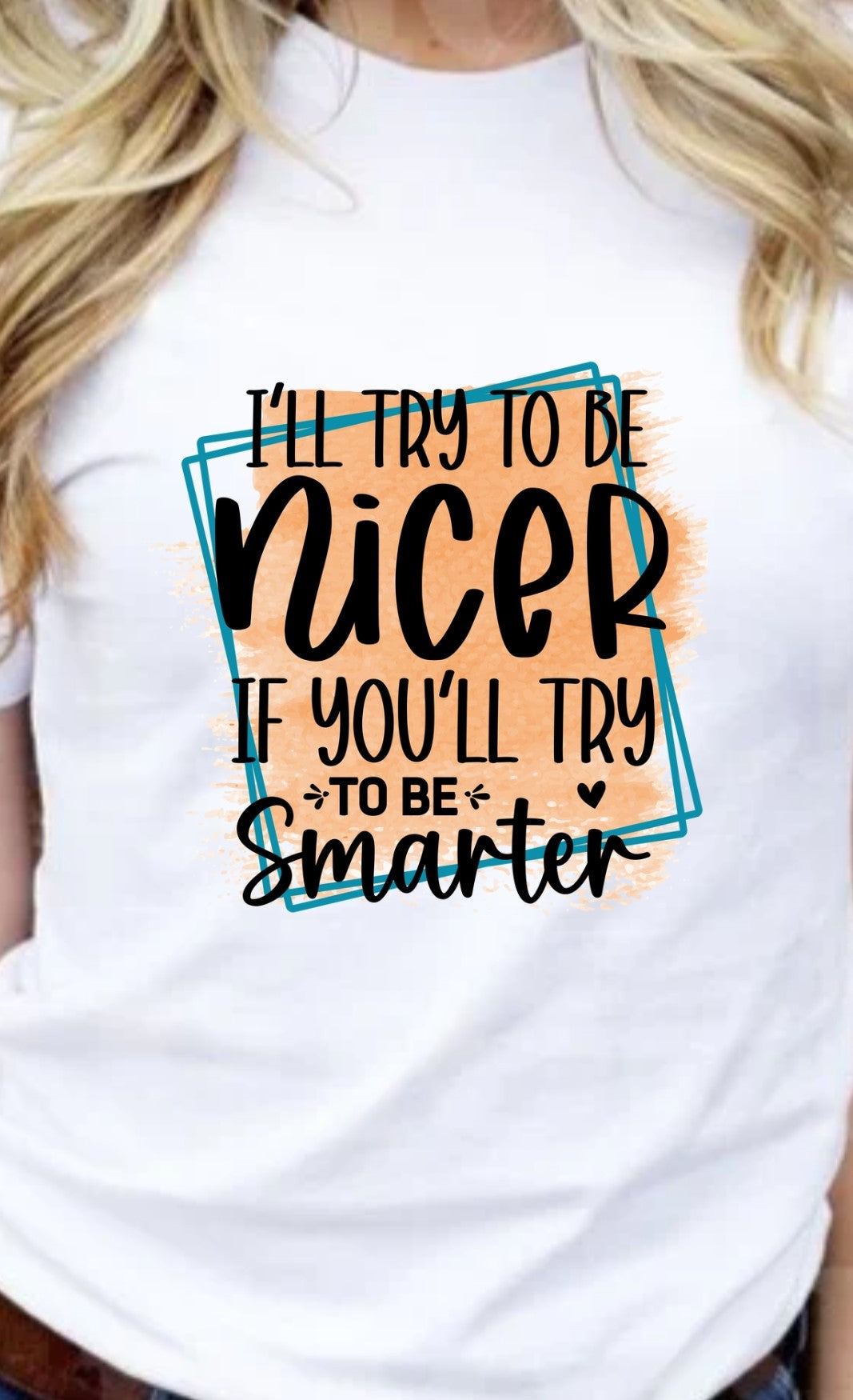 I'll Try To Be Nicer If You'll Try To Be Smarter T-Shirt