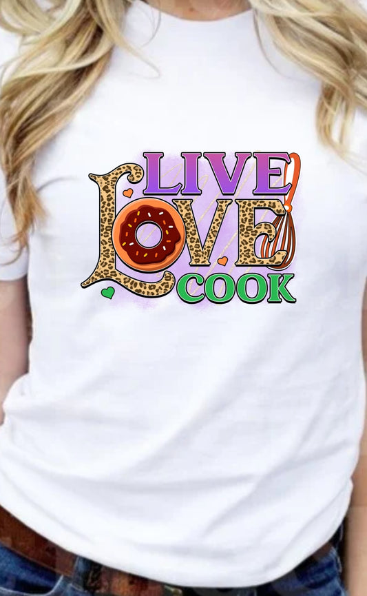 Live Love Cook T-Shirt