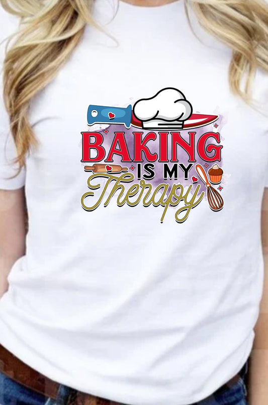 Baking Is My Therapy T-Shirt