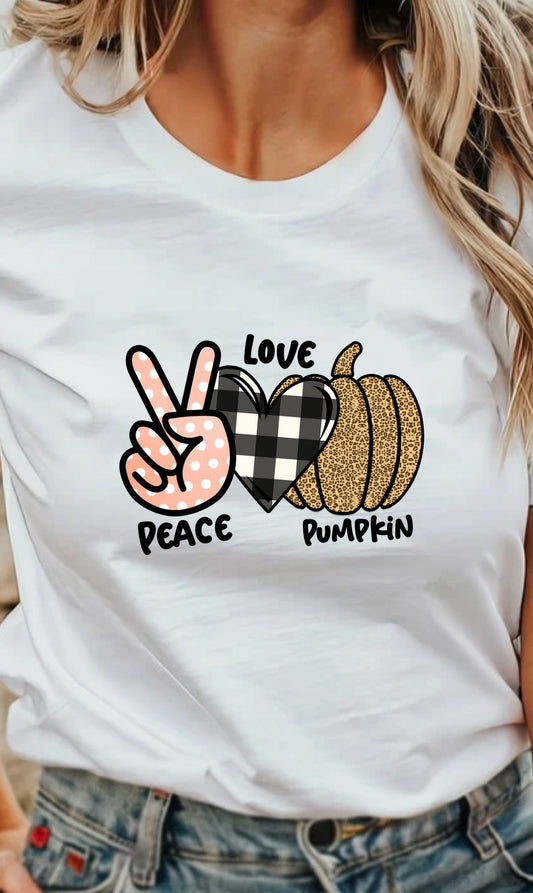 Peace Love Pumpkin T-Shirt