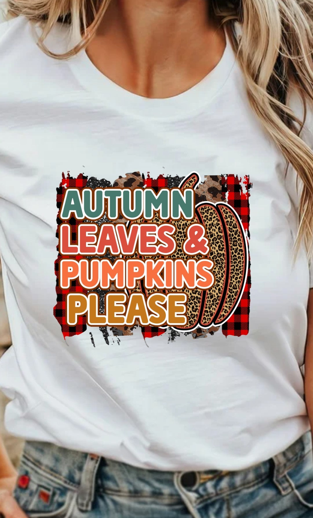 Autumn Leaves, Pumpkin Please T-Shirt