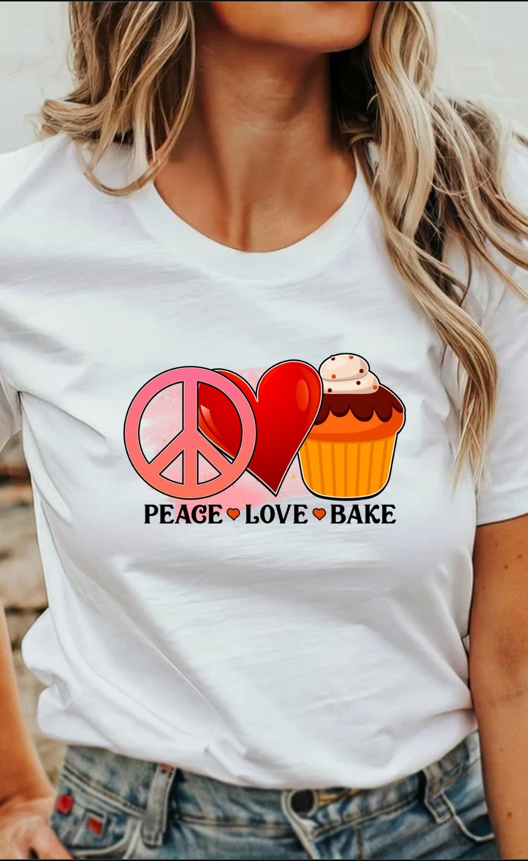 Peace Love Bake T-Shirt