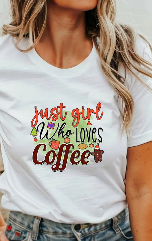 Just a Girl Who Loves Coffee T-Shirt