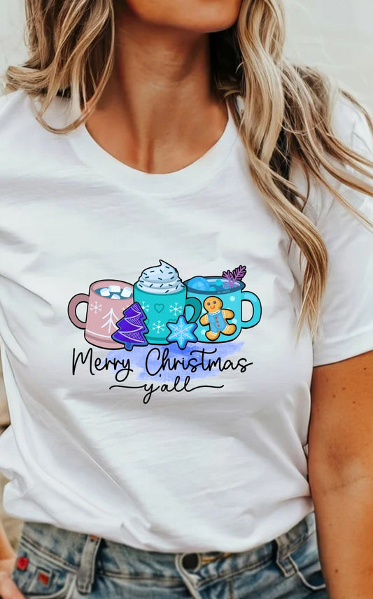 Merry Christmas Y'All T-Shirt