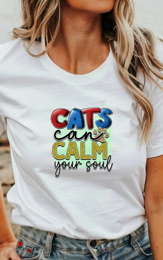 Cats Can Calm Your Soul T-Shirt