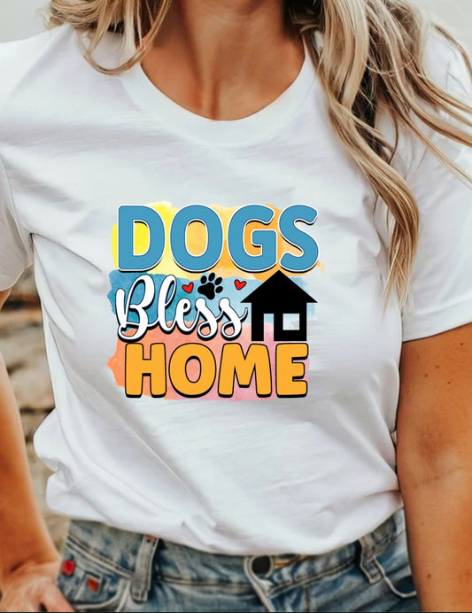 Dogs Blessed Home T-Shirt