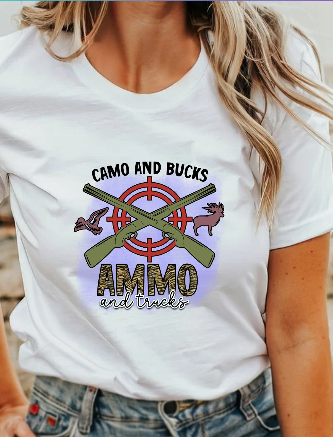 Camo And Bucks T-Shirt