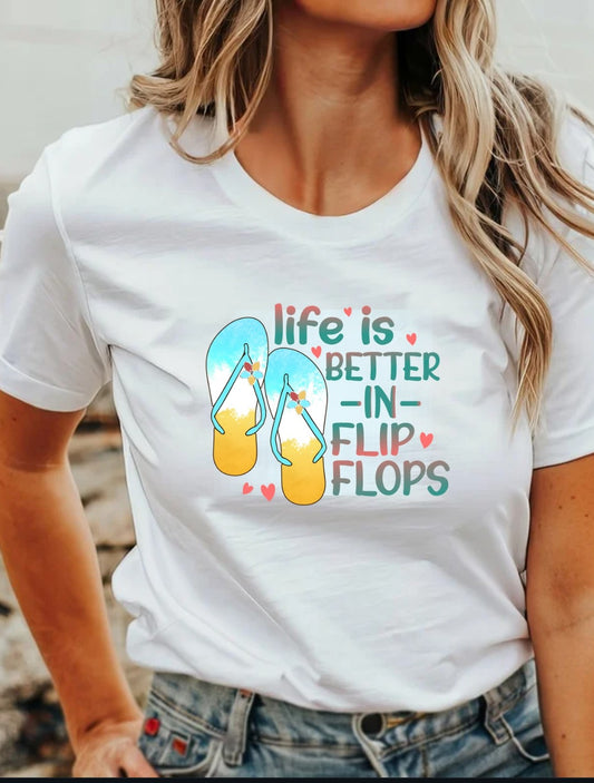 Life Is Better In Flip Flops 2 T-Shirt