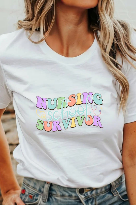 Nursing School Survivor 2 T-Shirt