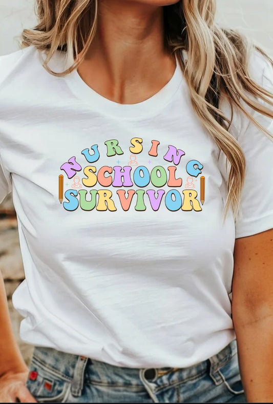 Nursing School Survivor T-Shirt