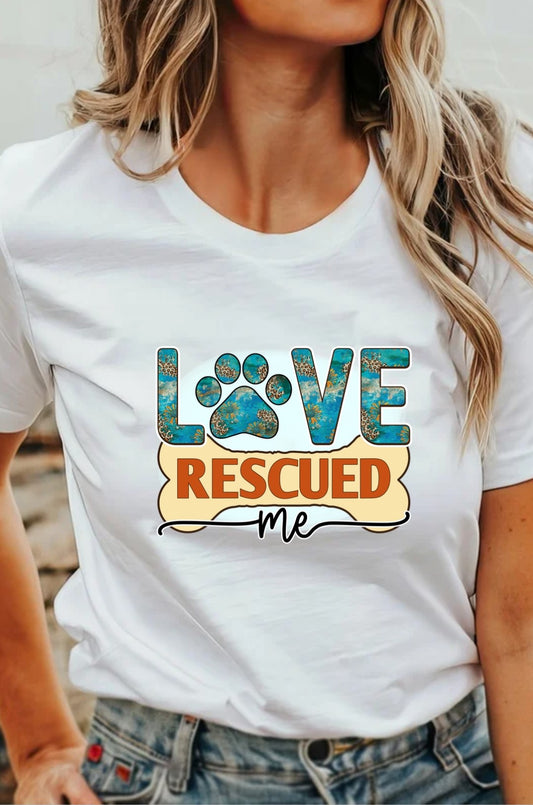 Love Rescued Me T-Shirt