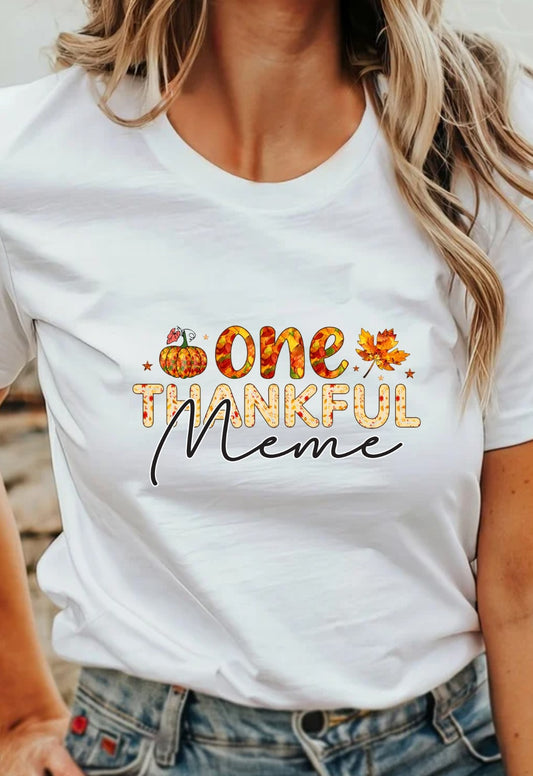 One Thankful Meme T-Shirt