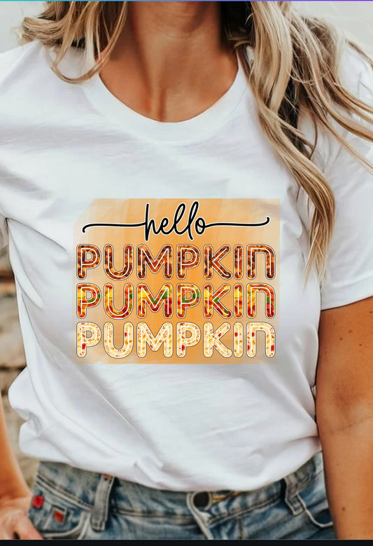 Hello Pumpkin Pumpkin Pumpkin T-Shirt